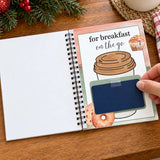Unbranded gift card being attached to a MerryCard themed page