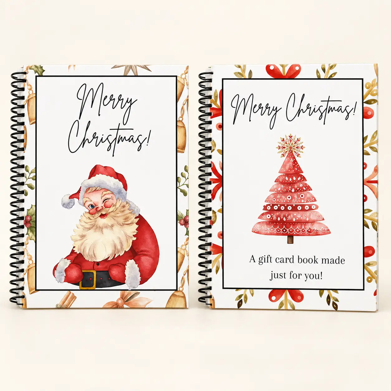 2 Books – Santa + Christmas Tree